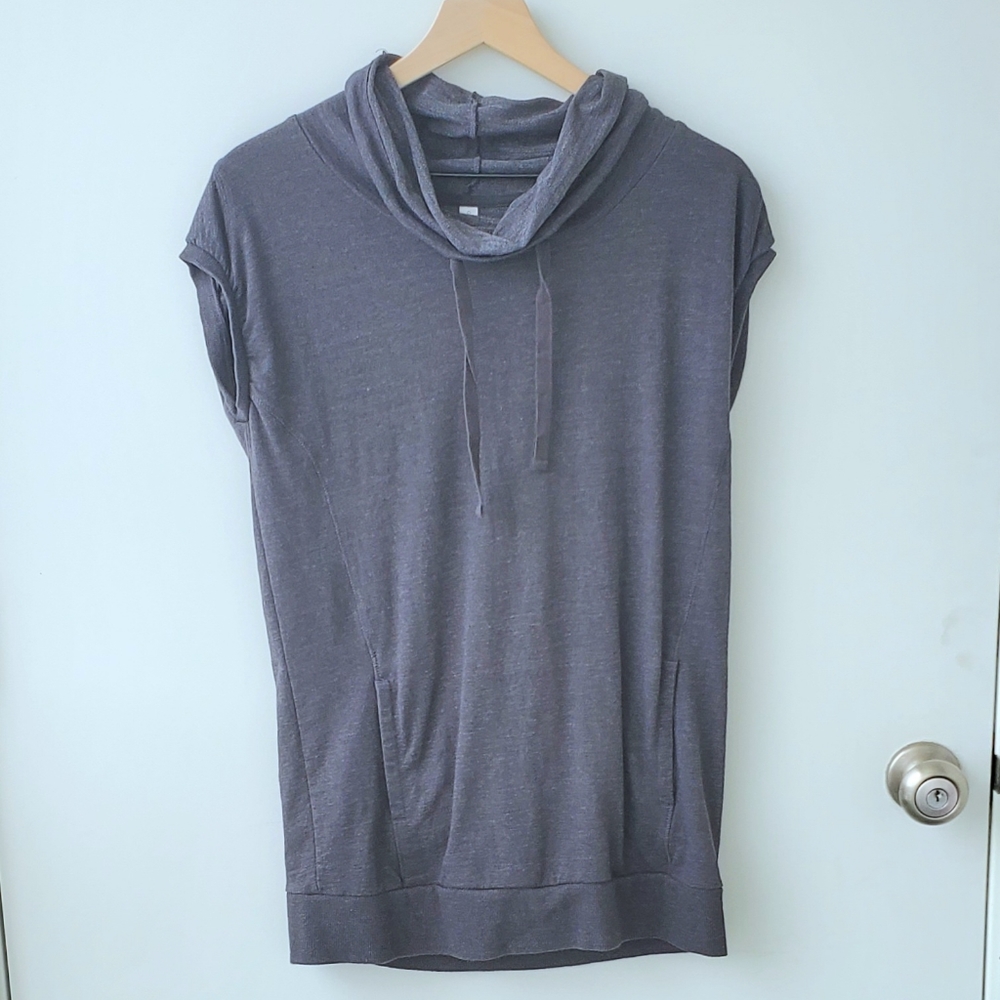 Gap Body Fit Grey Cowl Neck Pullover